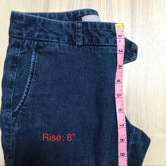 Banana Republic Hampton-Fit Chambray Crop- 00Petite - Picture 6 of 7